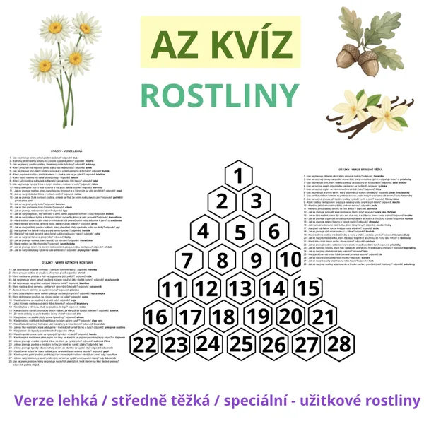 AZ kvíz - rostliny 1