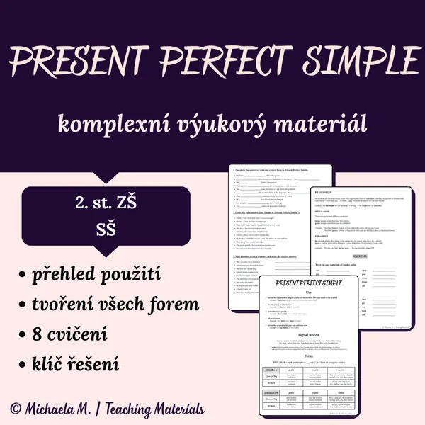 Present Perfect Simple - předpřítomný čas prostý 1