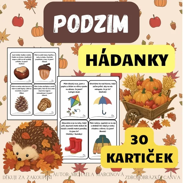 PODZIM - hádanky 1