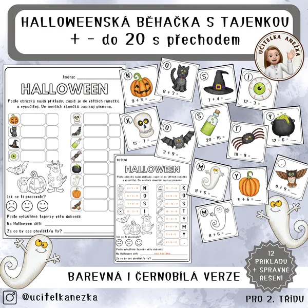 HALLOWEEN - BĚHAČKA S TAJENKOU (+ - do 20 s přechodem) 1