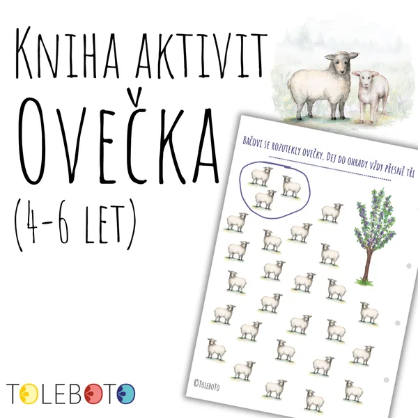 Kniha aktivit - Ovečka (4 - 6 let) 1