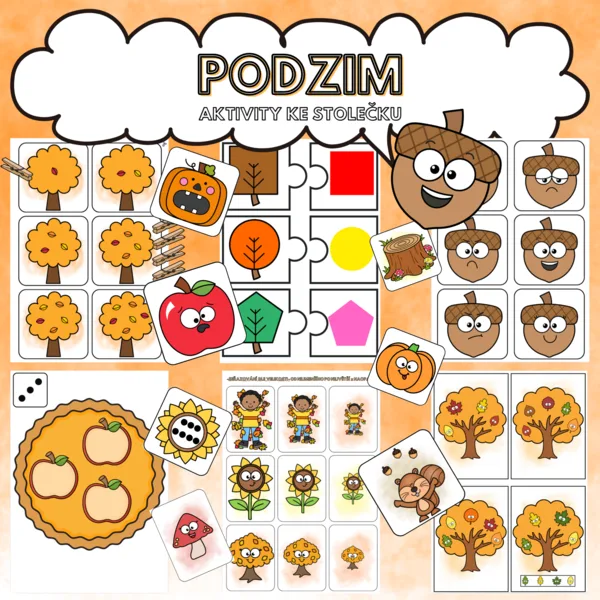 PODZIM - AKTIVITY KE STOLEČKU 1