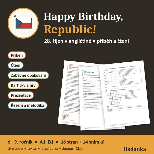 Happy Birthday, Republic! – 28. říjen v angličtině (příběh a čtení) 1