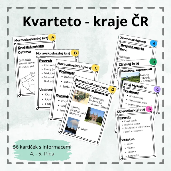 Kvarteto - kraje ČR 1