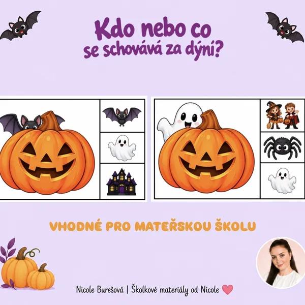 Kdo nebo co se schovává za dýní? 1