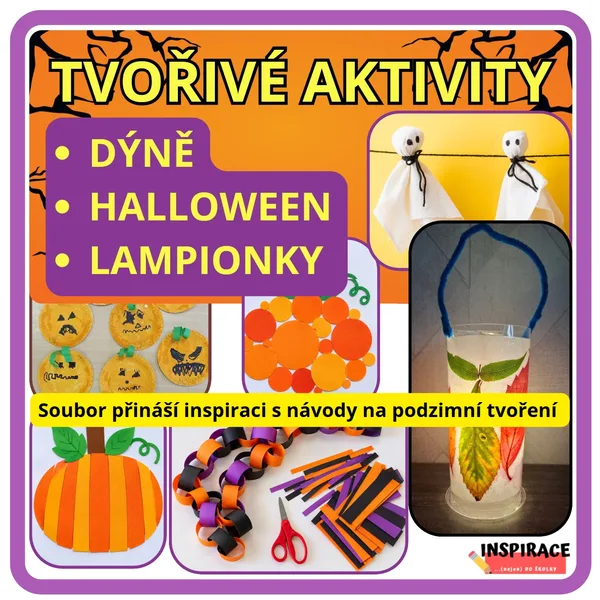🎃 TVOŘIVÉ AKTIVITY – DÝNĚ, HALLOWEEN A LAMPIONKY 🏮 1