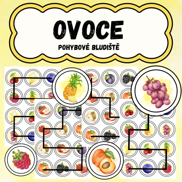 POHYBOVÉ BLUDIŠTĚ - OVOCE 1