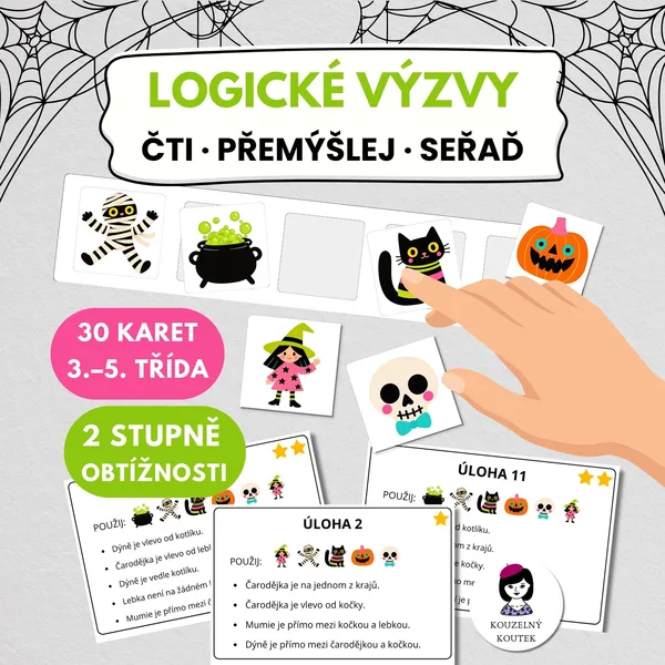 Halloweenské logické výzvy | Logika | Dedukce | Čtení s porozuměním | Indície 1