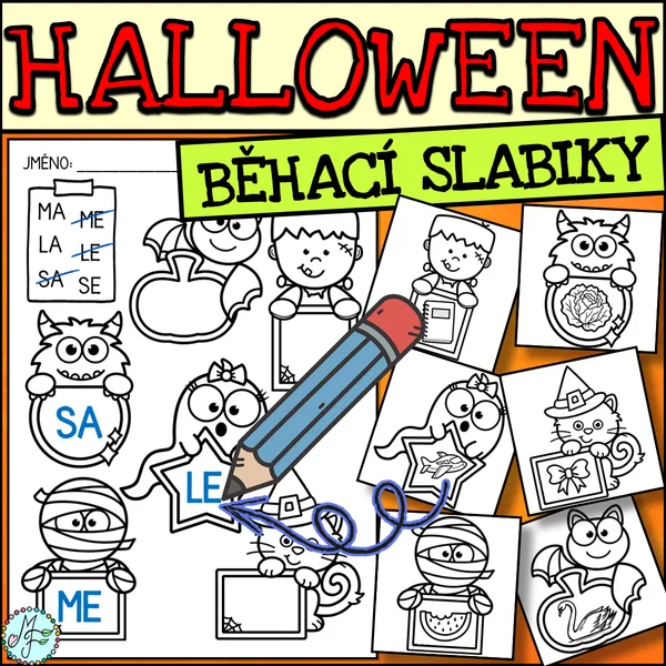 HALLOWEEN - BĚHACÍ SLABIKY 1