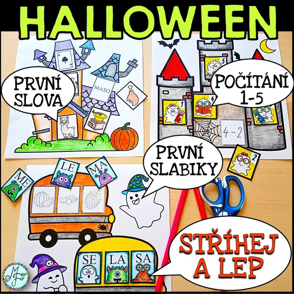 HALLOWEEN - STŘÍHEJ A LEP 1