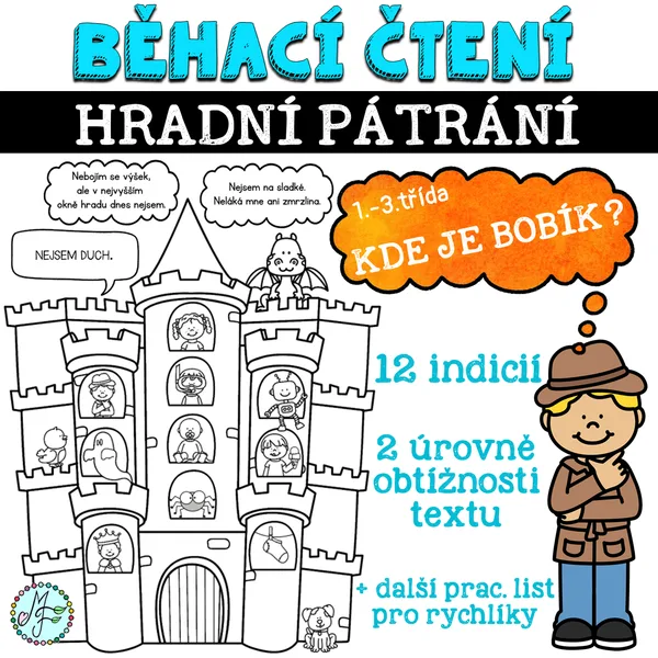 BĚHACÍ ČTENÍ - HRADNÍ PÁTRÁNÍ 1