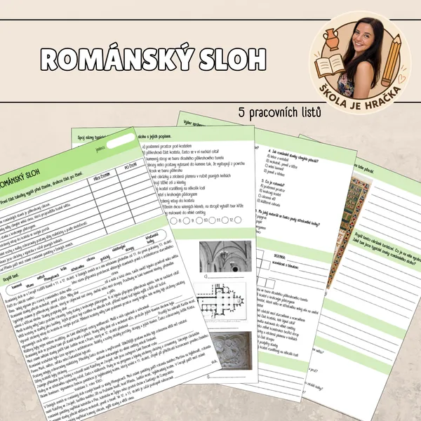 Románský sloh - pracovní listy 1