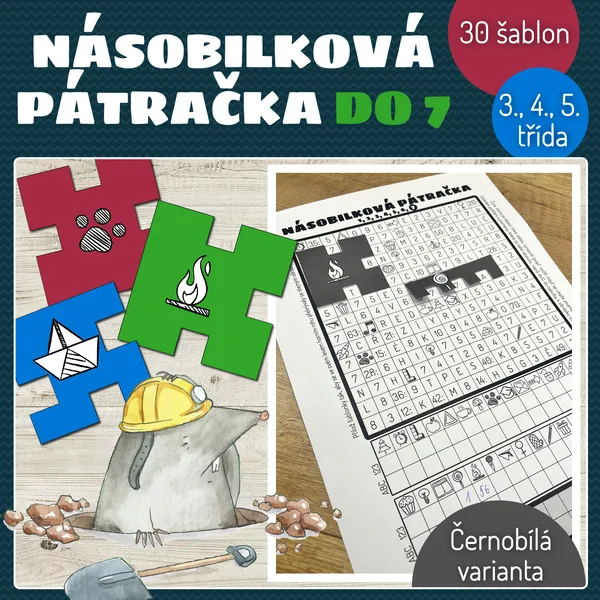 Násobilková pátračka do 7 1