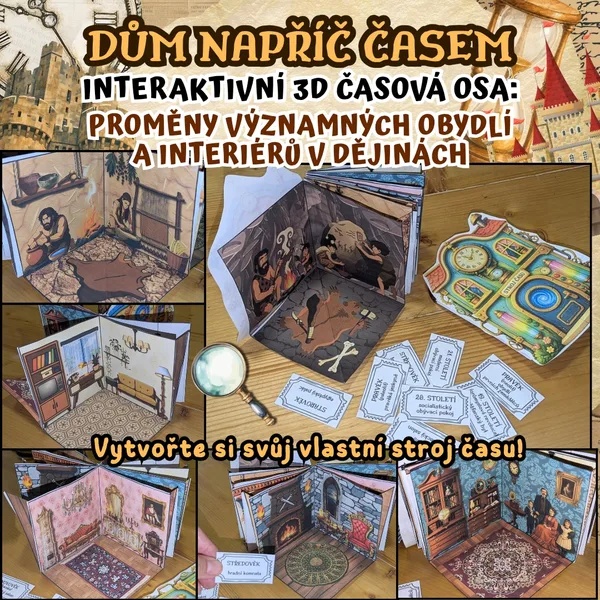 DŮM NAPŘÍČ ČASEM - Interaktivní 3D časová osa 1