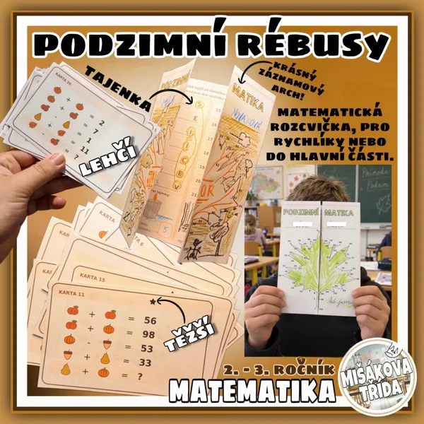 Podzimní matematické šifry pro 2. - 3. ročník 1