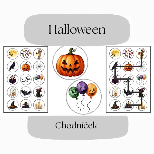 Halloween chodníček 1