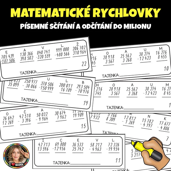 Písemné sčítání a odčítání 1