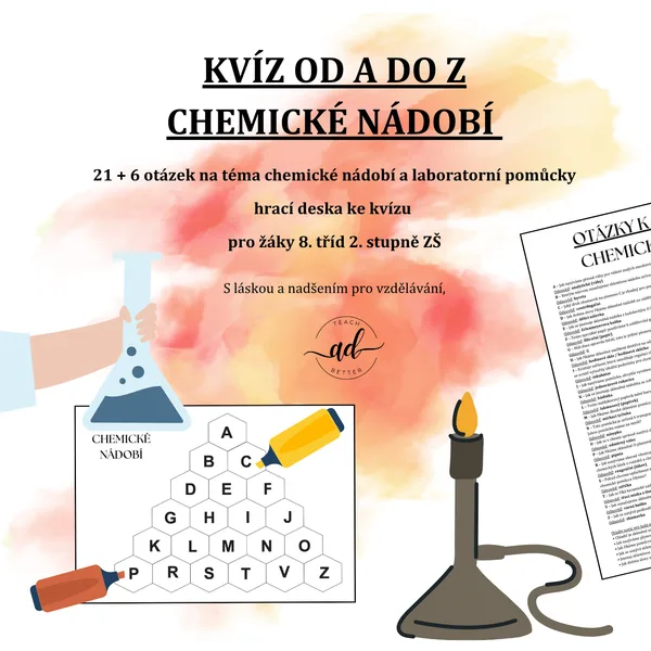 Kvíz od A do Z - chemické nádobí a laboratorní pomůcky 1