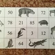 Bingo s obrázky a čísly - černobílé 2