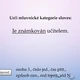 AZ kvíz - mluvnické kategorie sloves 3