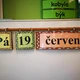 Věčný kalendář na tabuli 4