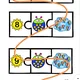 Puzzle a číselné omalovánky 4