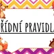 Třídní pravidla Veverky 2