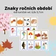 Znaky ročních období (kartičky) 2