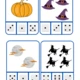 Halloween kolíčkování - předmatematické dovednosti 3