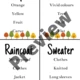 Fall Vocabulary | Sada kartiček | Guessing game 2