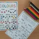 COLOURS - plakátky a kartičky 3