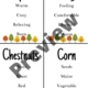 Fall Vocabulary | Sada kartiček | Guessing game 4