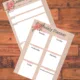 Printable weekly planners with matching lesson plans templates 10 designs 4