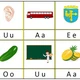 KOMPLET - POZNEJ SLABIKU (1. - 2. díl) : 1. DÍL - Pojmenuj obrázek a najdi slabiku - přiřazování, 2. DÍL - Poznej slabiku – kolíčkování 2