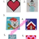 Pixel - Zima a Valentýn kódované obrázky 2