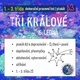 Tři králové - dekorační pracovní list / plakát A3 2