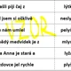 Skládanky - věty na vyjmenovaná slova po L 2