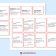 Vlastnosti čtverce - 3-složkové kartičky, flashcards, informační kartičky 4