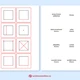 Vlastnosti čtverce - 3-složkové kartičky, flashcards, informační kartičky 6
