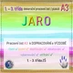 Jaro - dekorační pracovní list / plakát A3 2