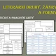 Literární druhy, formy a žánry 2