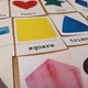 Třísložkové karty, pexeso - SHAPES 2