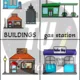 Flashcards - buildings (budovy) - my town 2