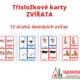 Třísložkové karty zvířata 2
