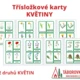 Třísložkové karty květiny a stromy 2