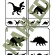 Dinosauři, kolíčkování 3