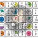 Matematické domino - zlomky 4