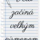 Pravidla psaní 2