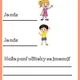 Cedulky pro třídu Včeliček 2