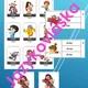 Basic verbs třísložkové karty + kolíčkování 2